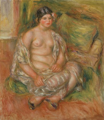Seated Odalisque by Pierre Auguste Renoir